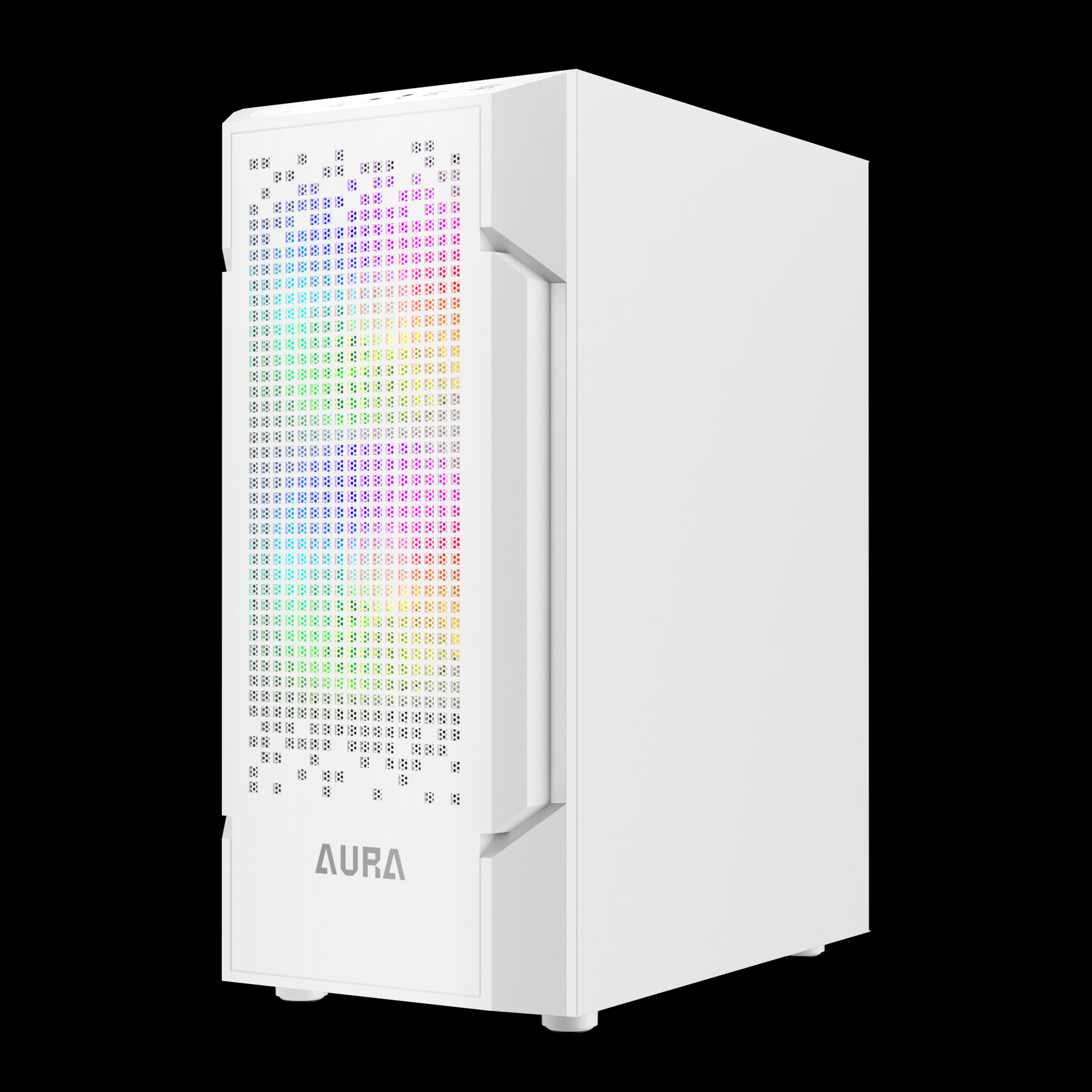 GAMDIAS AURA GC7 ARGB Mid Tower Gaming Case - White GAMDIAS AURA GC7 ARGB Mid Tower Gaming Case - White